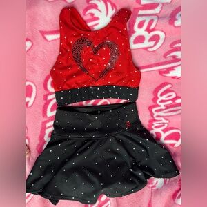 Red and Black Heart rebel set